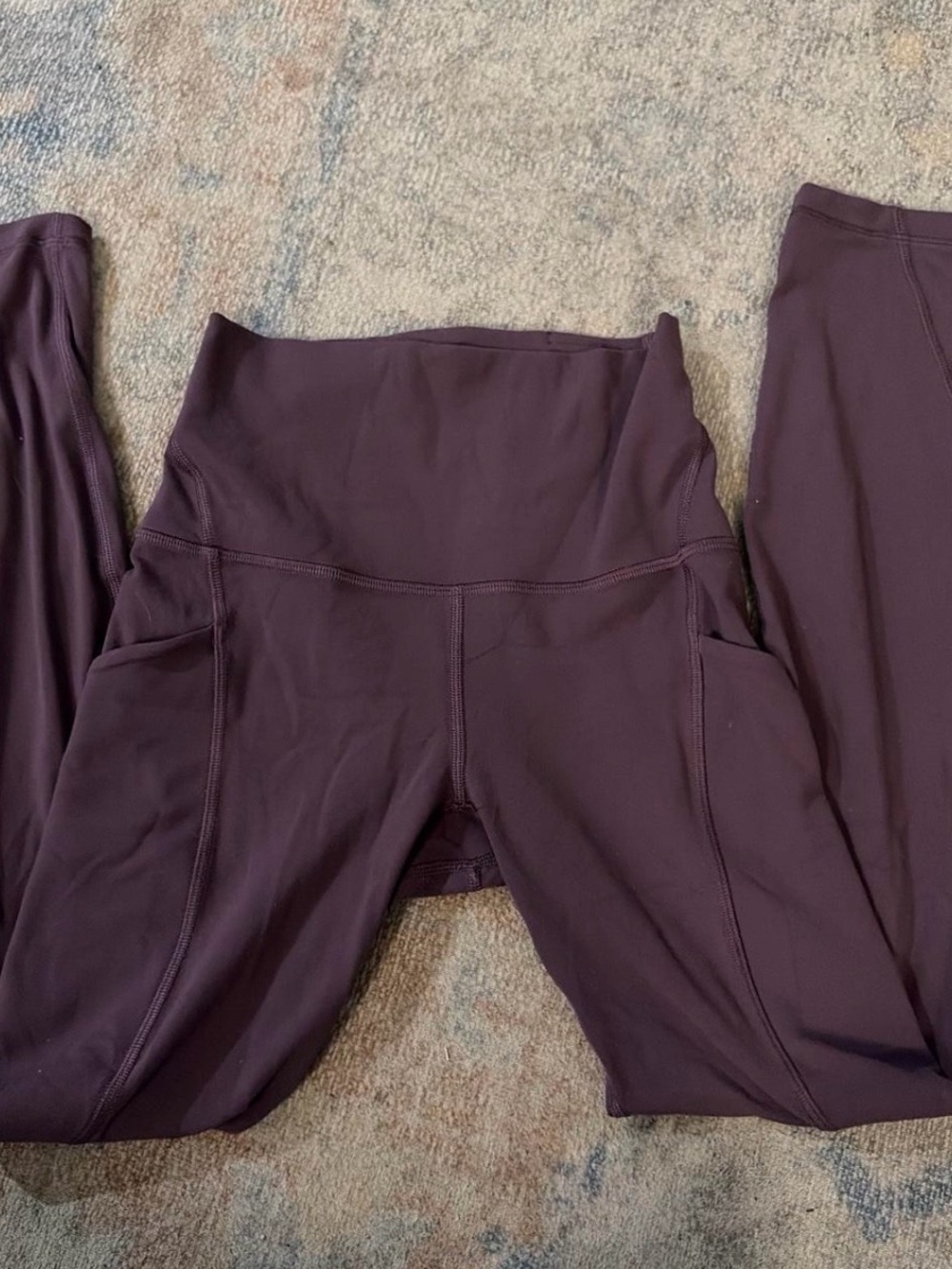 lululemon athletica High-Rise Plum Leggings with Side Pockets